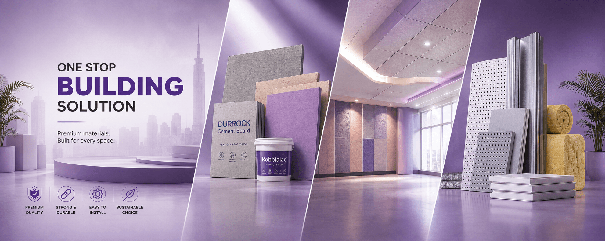 Sheetal building and interior products banner 1